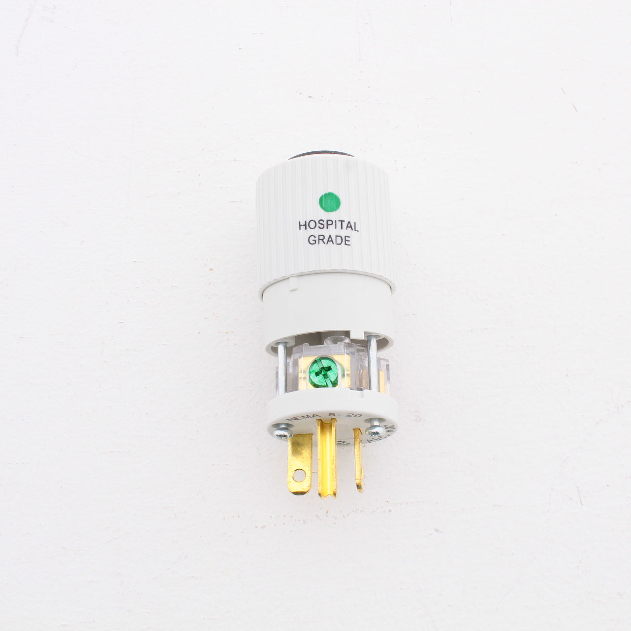 Hubbell Hospital Grade Straight Blade Plug 2P3W Nema 5-20R 20A 125V 520HSP