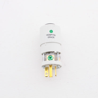Hubbell Hospital Grade Straight Blade Plug 2P3W Nema 5-20R 20A 125V 520HSP