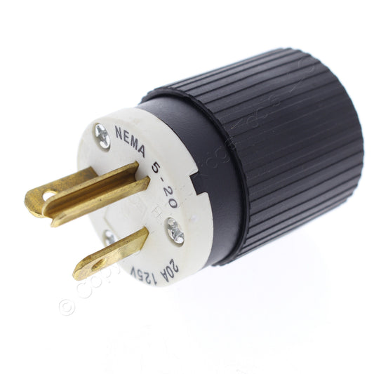 Hubbell Specification Grade Straight Blade Connector Plug Nema 5-20P 20A 520SP