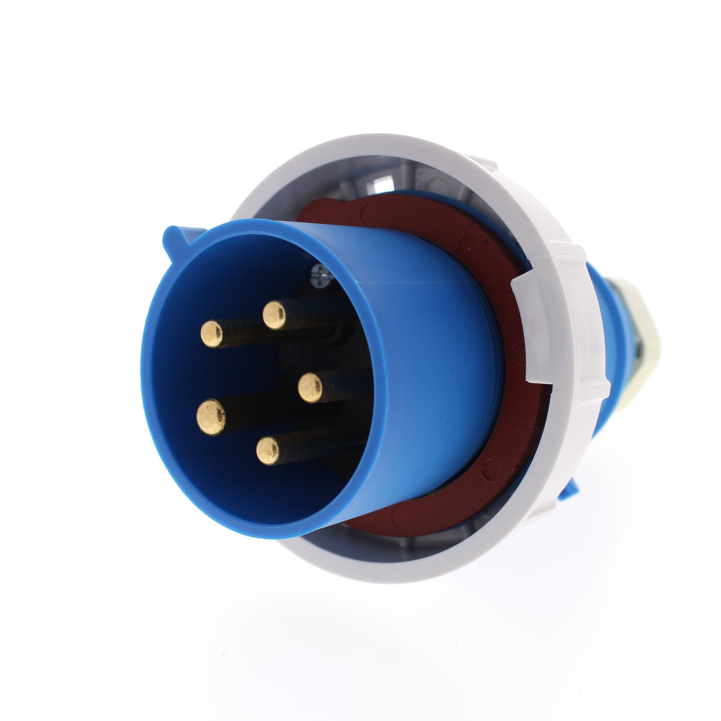 Bryant Blue Watertight IEC Pin & Sleeve Male Plug 30A 120/208V 3�Y 4P5W 530P9W