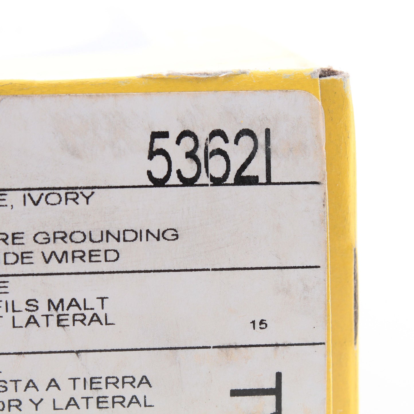Hubbell 5362I Ivory 20A Duplex Outlet Receptacle Socket 125V 5-20R Industrial