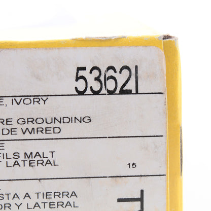 Hubbell 5362I Ivory 20A Duplex Outlet Receptacle Socket 125V 5-20R Industrial