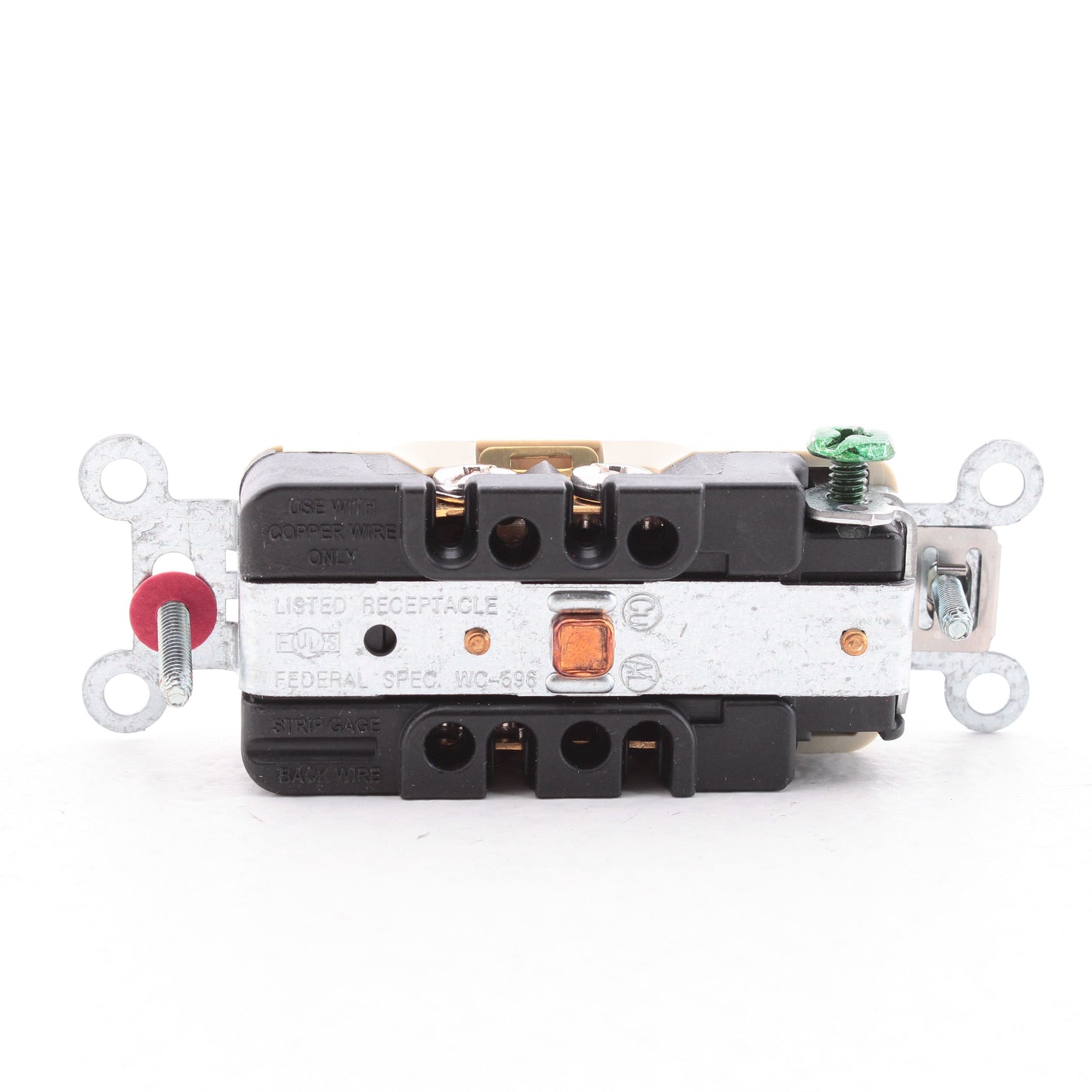 Hubbell 5362I Ivory 20A Duplex Outlet Receptacle Socket 125V 5-20R Industrial