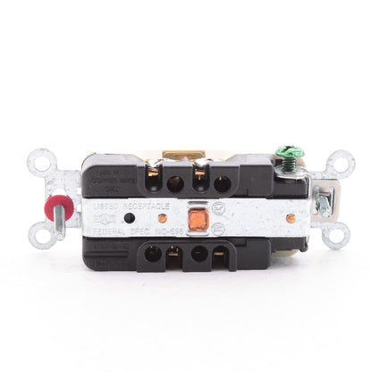 Hubbell 5362I Ivory 20A Duplex Outlet Receptacle Socket 125V 5-20R Industrial