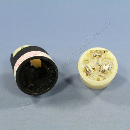 Hubbell Bryant Turn Locking Connector Twist Lock Non-NEMA 20A 125/250V 7314C