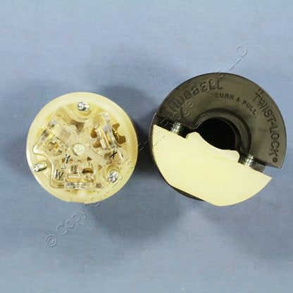 Hubbell Bryant Turn Locking Connector Twist Lock Non-NEMA 20A 125/250V 7314C