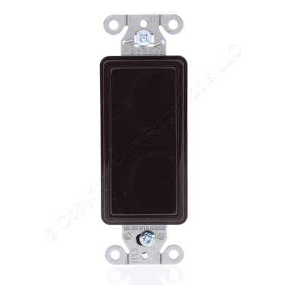 Hubbell 9803 Brown Commercial Grade Rocker Light Switch 3-Way 15A 120/277V
