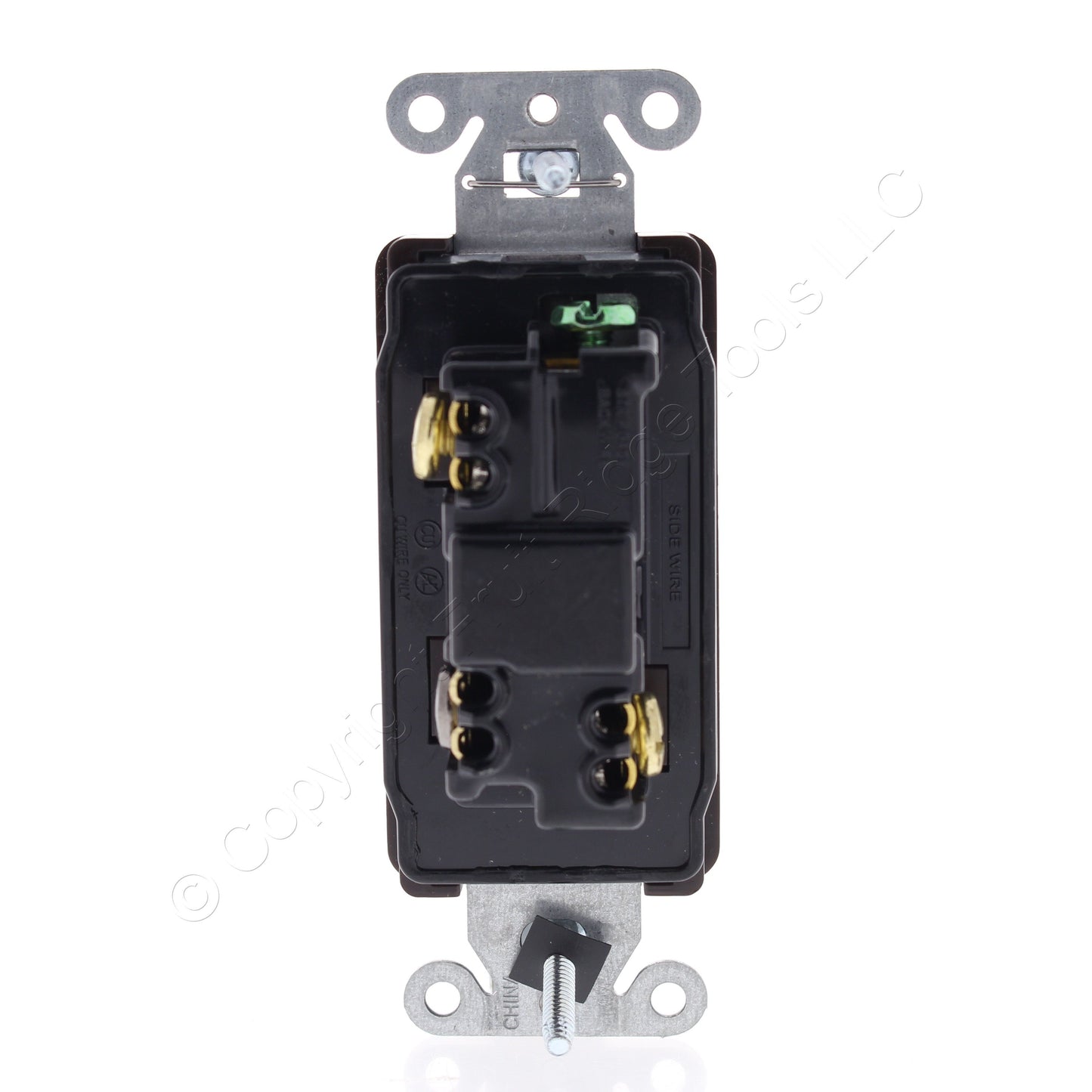 Hubbell 9803 Brown Commercial Grade Rocker Light Switch 3-Way 15A 120/277V