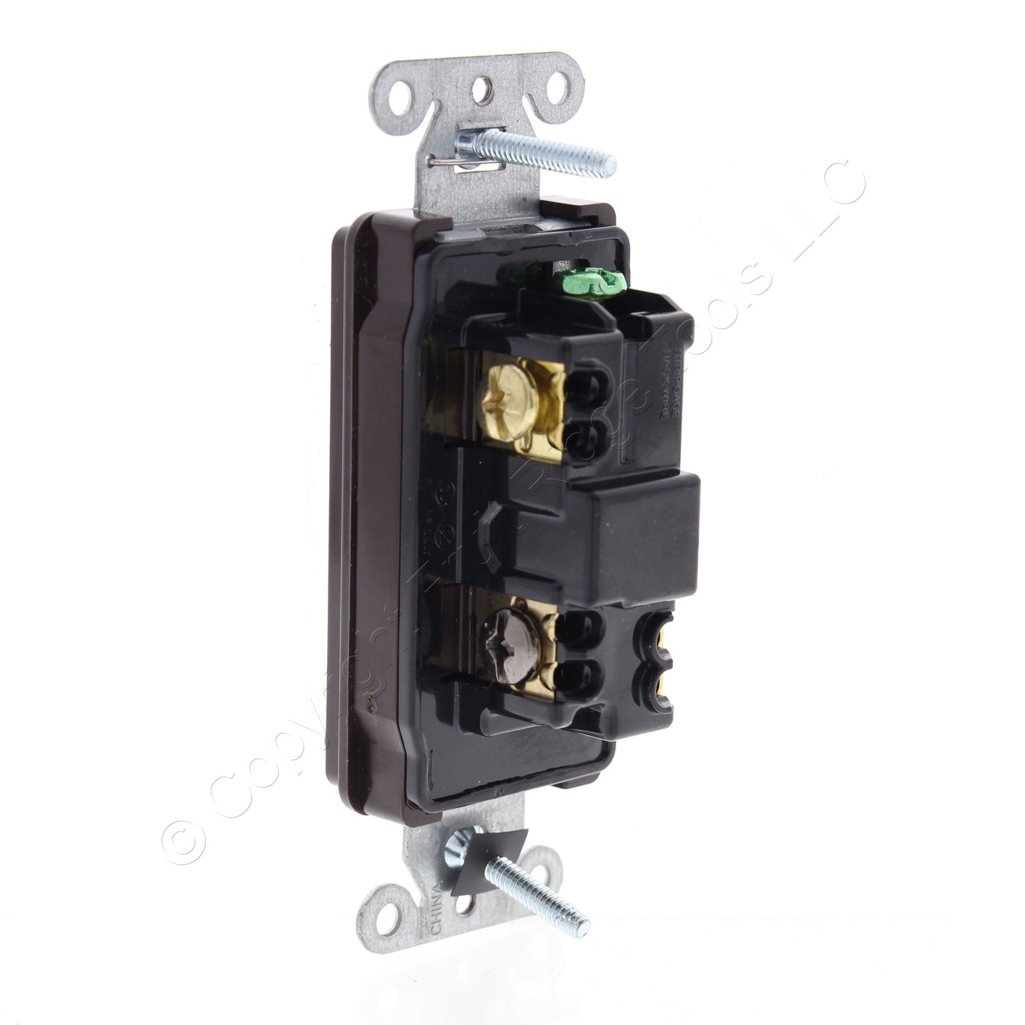 Hubbell 9803 Brown Commercial Grade Rocker Light Switch 3-Way 15A 120/277V