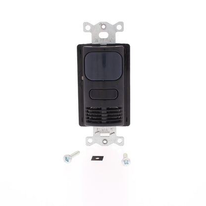 Hubbell AD2000BK1U Black Occupancy Sensor Switch Adaptive PIR/US 120/277V 1000ft