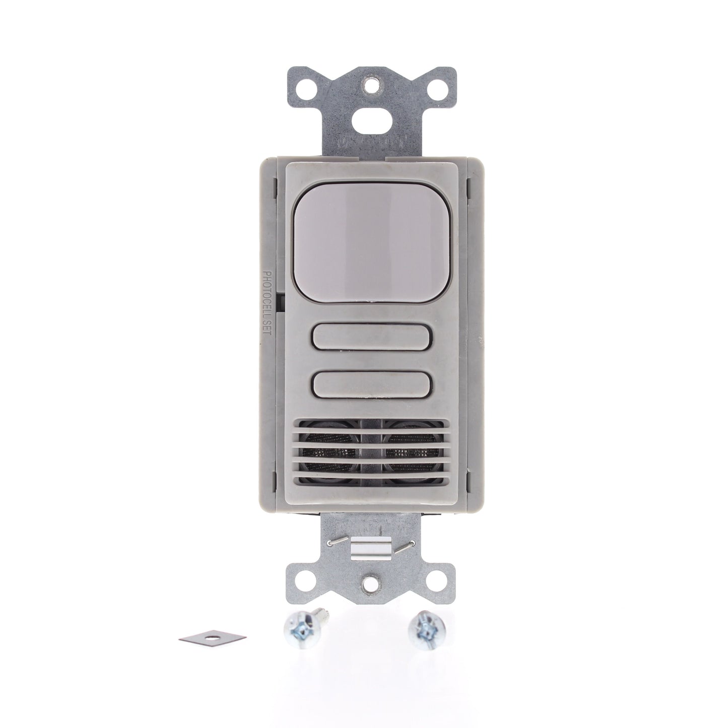 Hubbell Gray Occupancy Sensor Switch Adaptive PIR/US 2Circuit 120/277V AD2000GY2