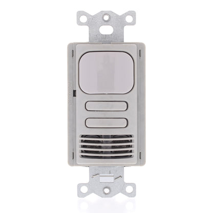 Hubbell Gray Occupancy Sensor Switch Adaptive PIR/US 2Circuit 120/277V AD2000GY2