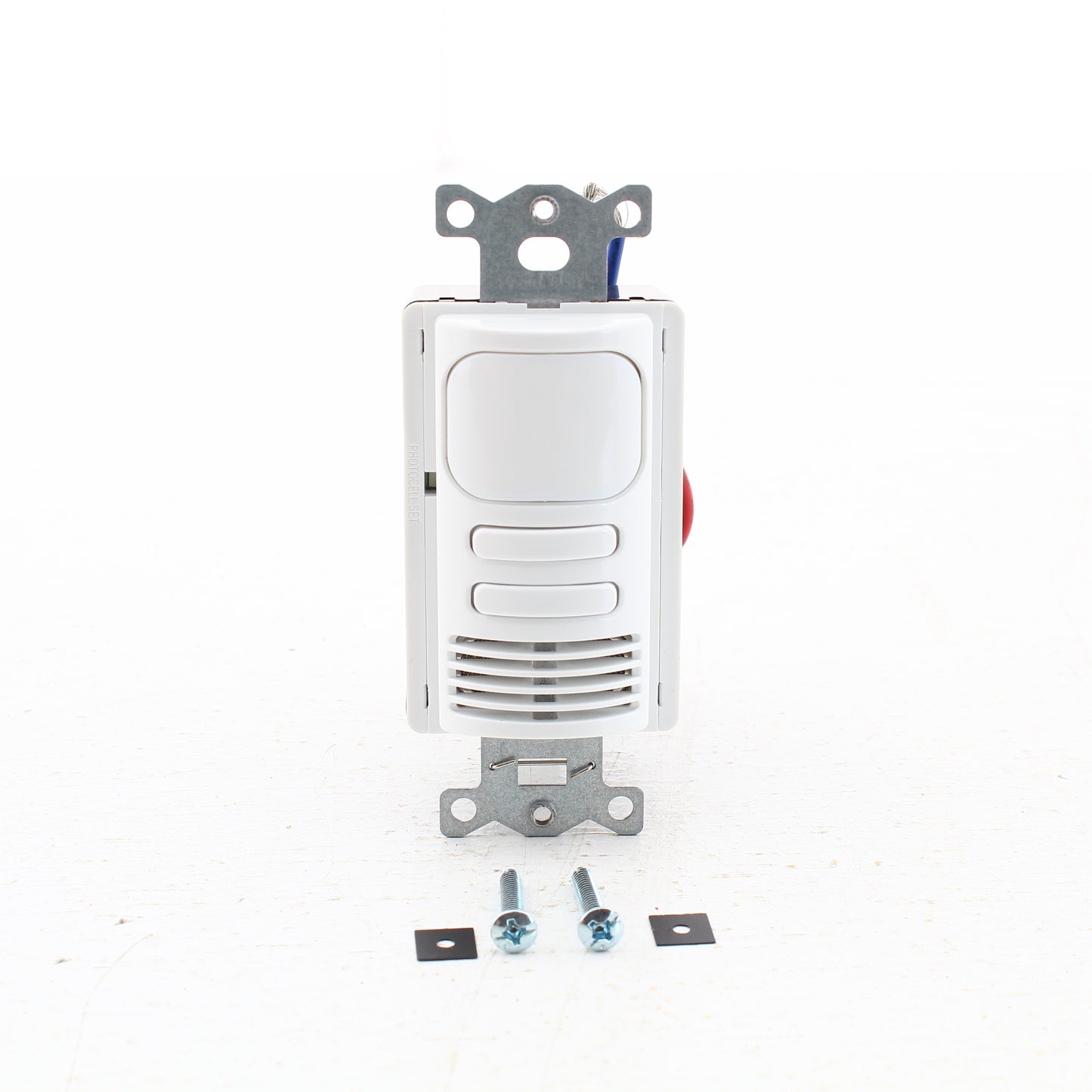 Hubbell White Occupancy Sensor Switch Adaptive PIR/US 2Circuit 120/277V AD2000W2