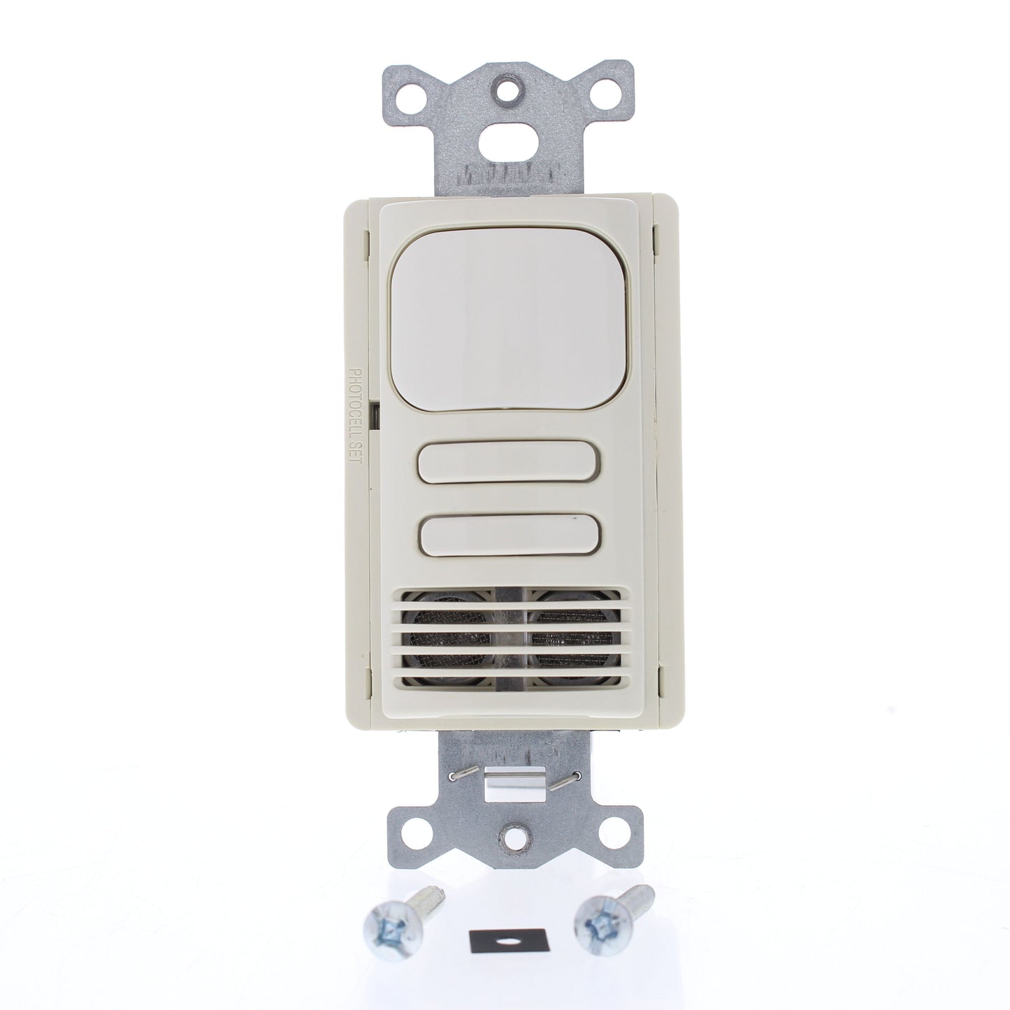 Hubbell AD2001LA22 Lt Almond Vacancy Sensor Switch Adaptive PIR/US 2 Circuit