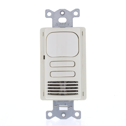 Hubbell AD2001LA22 Lt Almond Vacancy Sensor Switch Adaptive PIR/US 2 Circuit