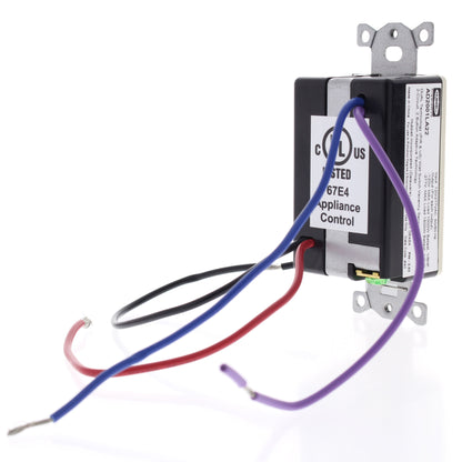 Hubbell AD2001LA22 Lt Almond Vacancy Sensor Switch Adaptive PIR/US 2 Circuit
