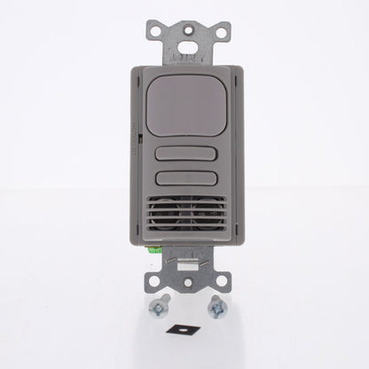 Hubbell AD2240GY2 Gray Occupancy Sensor Switch Low Voltage PIR/US 2Circuit 24VDC