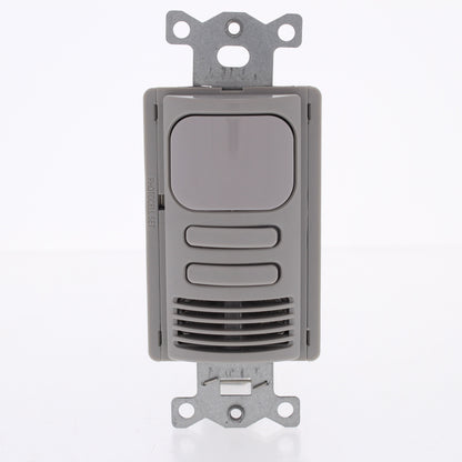 Hubbell AD2240GY2 Gray Occupancy Sensor Switch Low Voltage PIR/US 2Circuit 24VDC