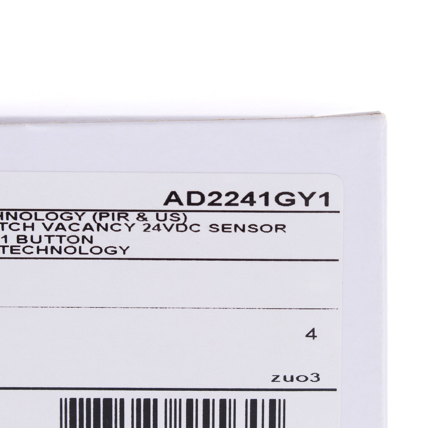 Hubbell AD2241GY1 Gray Vacancy Sensor Switch Low Voltage Adaptive PIR/US 24VDC