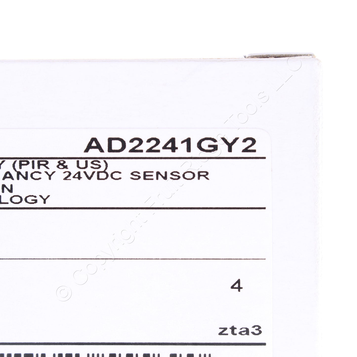 Hubbell AD2241GY2 Gray Vacancy Sensor Switch Low Voltage PIR/US 2-Circuit 24VDC