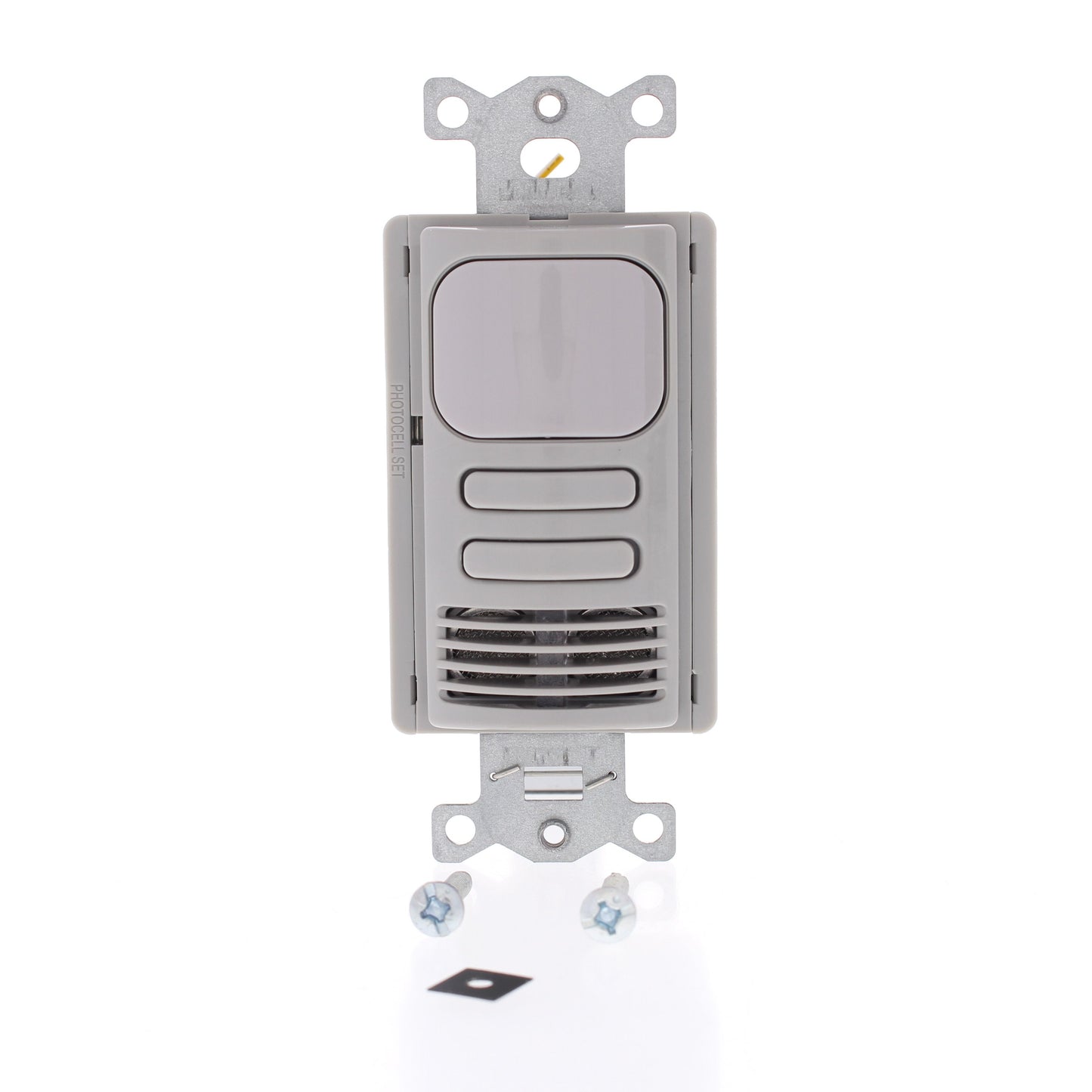 Hubbell AD2241GY2 Gray Vacancy Sensor Switch Low Voltage PIR/US 2-Circuit 24VDC