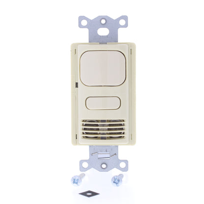 Hubbell AD2241I1 Ivory Vacancy Sensor Switch Low Voltage Adaptive PIR/US 24VDC