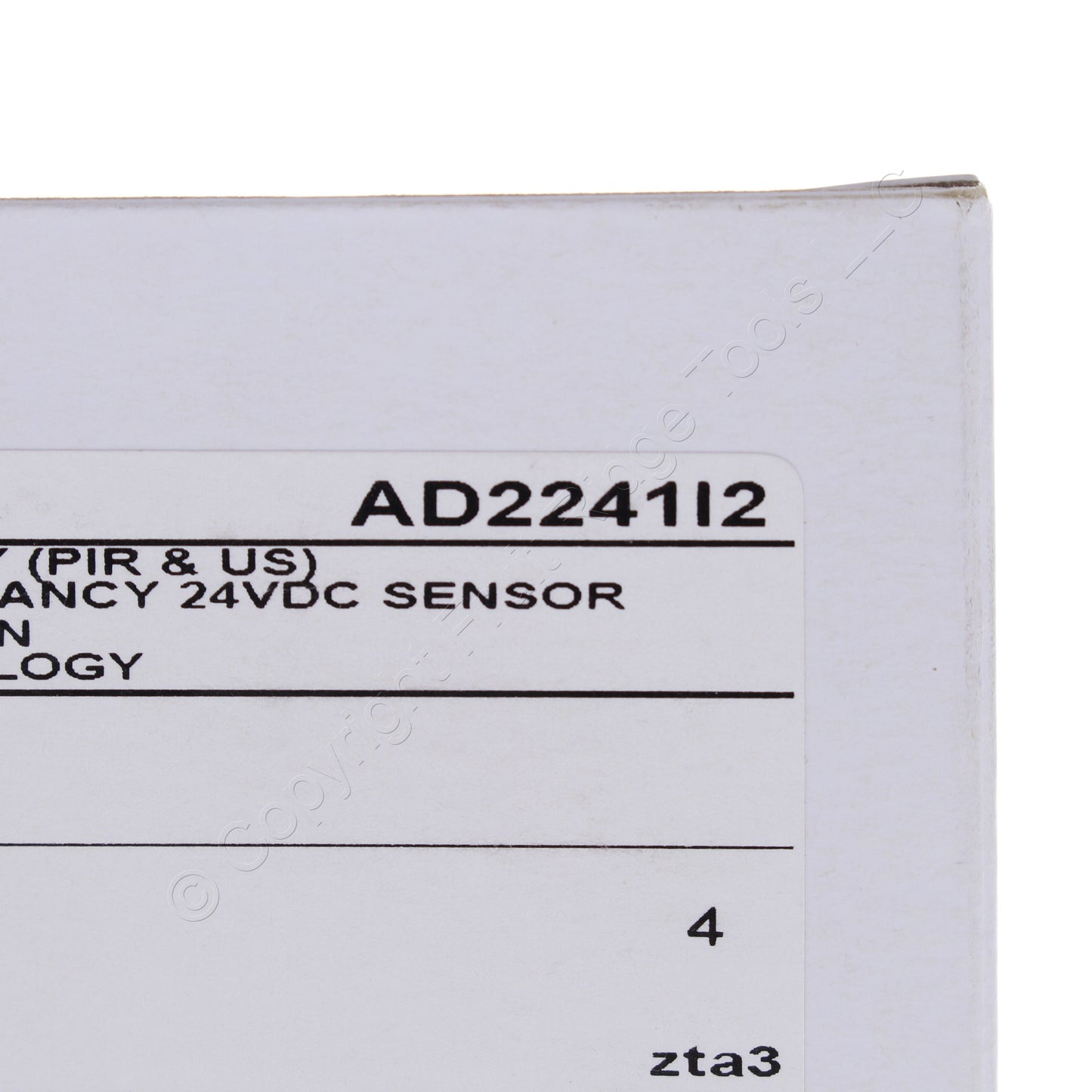 Hubbell AD2241I2 Ivory Vacancy Sensor Switch Low Voltage PIR/US 2-Circuit 24VDC