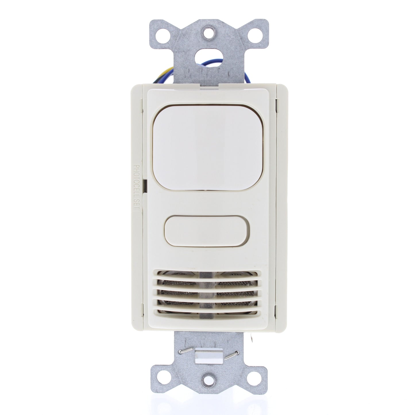 Hubbell AD2241LA1 Lt Almond Vacancy Sensor Low Voltage Adaptive PIR/US 24VDC