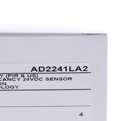 Hubbell AD2241LA2 Lt Almond Vacancy Sensor Low Voltage PIR/US 2-Circuit 24VDC
