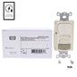 Hubbell AD2241LA2 Lt Almond Vacancy Sensor Low Voltage PIR/US 2-Circuit 24VDC