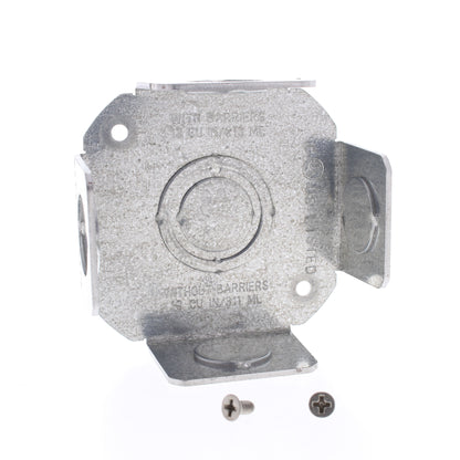 Hubbell AFBS1RBOTTOM Replacement 4" Base w/Knockouts for AFBS1R4BASE Floor Box