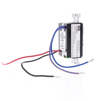 Hubbell AP2000BK2 Black Occupancy Sensor Switch Adaptive PIR 2-Circuit 120/277V