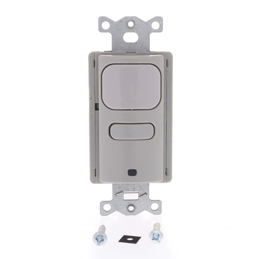 Hubbell AP2000GY1U Gray Occupancy Sensor Switch Adaptive PIR 120/277V 1000ft�