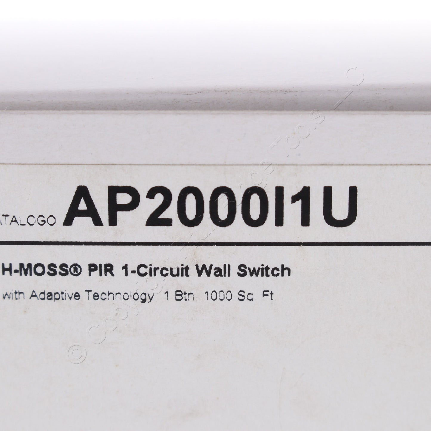 Hubbell AP2000I1U Ivory Occupancy Sensor Switch Adaptive PIR 120/277V 1000ft�