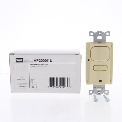 Hubbell AP2000I1U Ivory Occupancy Sensor Switch Adaptive PIR 120/277V 1000ft�