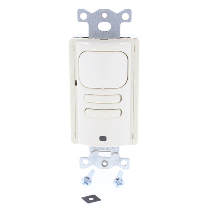 Hubbell AP2000LA2 Lt Almond Occupancy Sensor Switch Adaptive PIR 2-Circuit