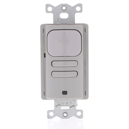 Hubbell AP2001GY22 Gray Vacancy Sensor Switch Adaptive PIR 2-Circuit 120/277V