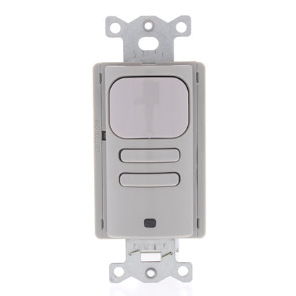 Hubbell AP2001GY22 Gray Vacancy Sensor Switch Adaptive PIR 2-Circuit 120/277V