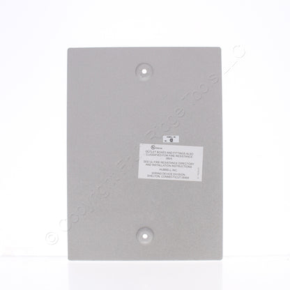 Hubbell FRPT 4-Gang Abandonment Plate for PT27A PT7XC Floor Poke Through AP42