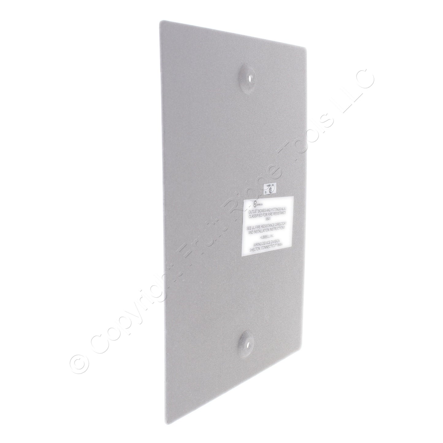 Hubbell FRPT 4-Gang Abandonment Plate for PT27A PT7XC Floor Poke Through AP42