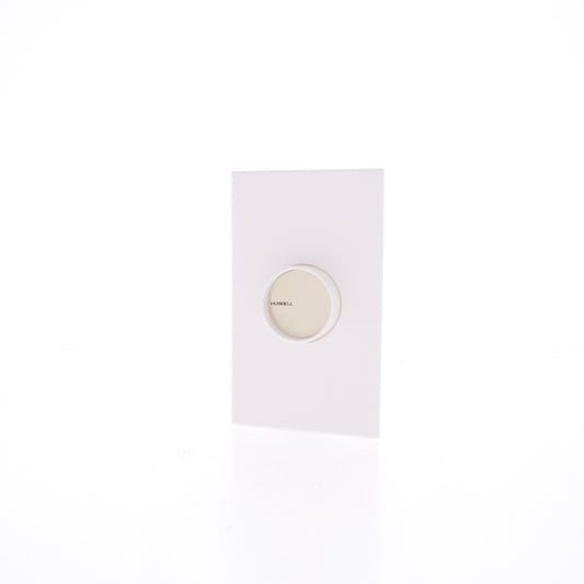 Hubbell AR1W White Replacement Faceplate for 600/1000W Architectural Dimmer