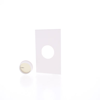 Hubbell AR1W White Replacement Faceplate for 600/1000W Architectural Dimmer
