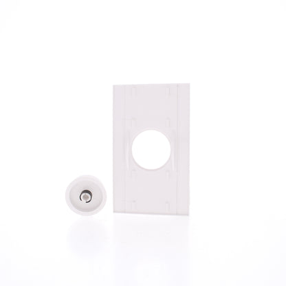 Hubbell AR1W White Replacement Faceplate for 600/1000W Architectural Dimmer