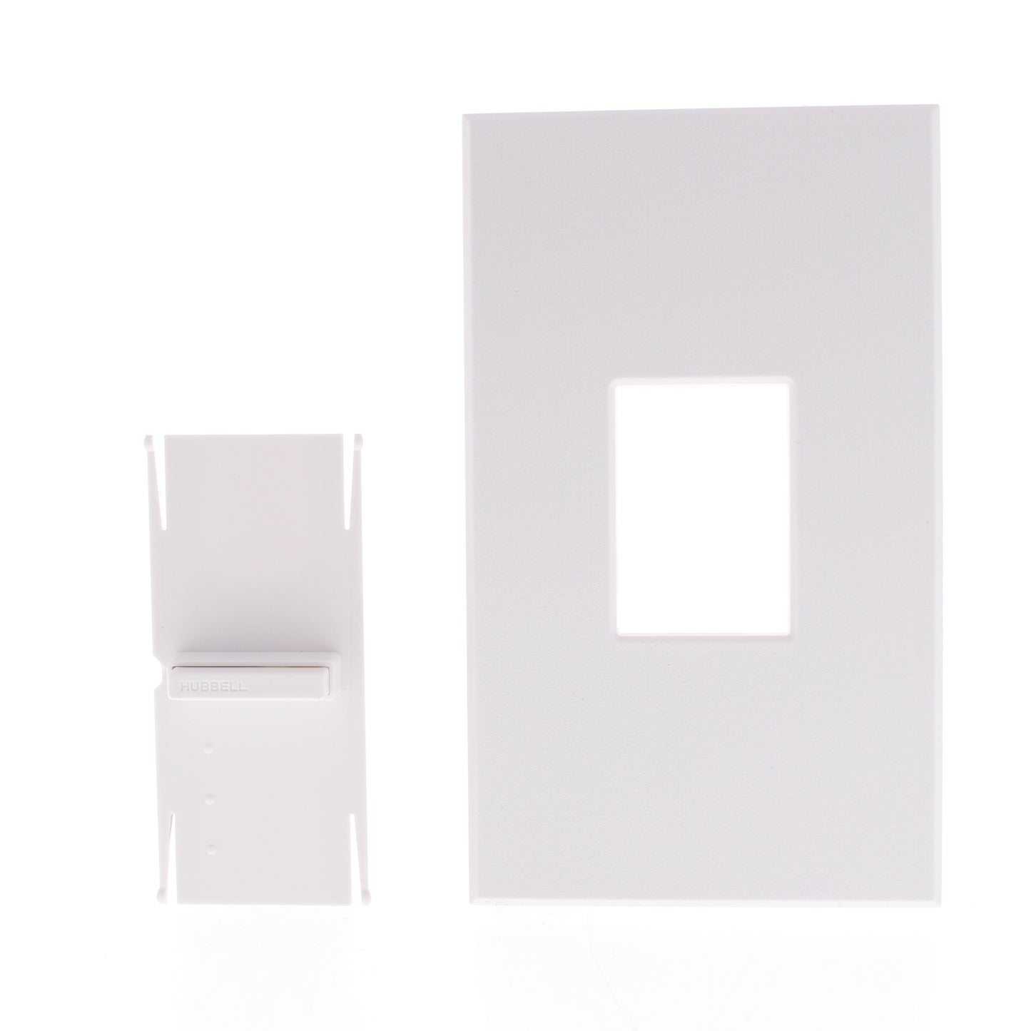 Hubbell AS1W White Replacement Faceplate for 600/1000W Architectural Dimmer