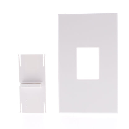 Hubbell AS1W White Replacement Faceplate for 600/1000W Architectural Dimmer