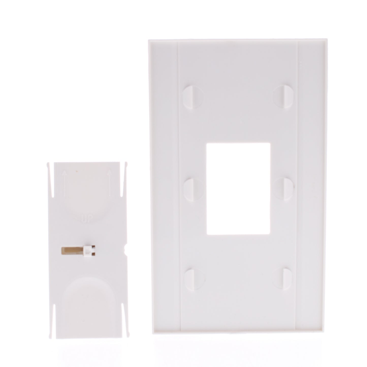 Hubbell AS1W White Replacement Faceplate for 600/1000W Architectural Dimmer