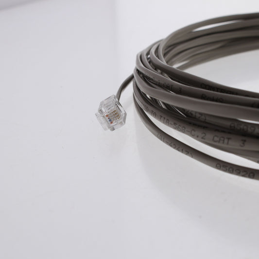 Hubbell Double End Phone Jumper Cord 2 Pair 6 Position 25Ft RJ45 BMD02P24J25DE