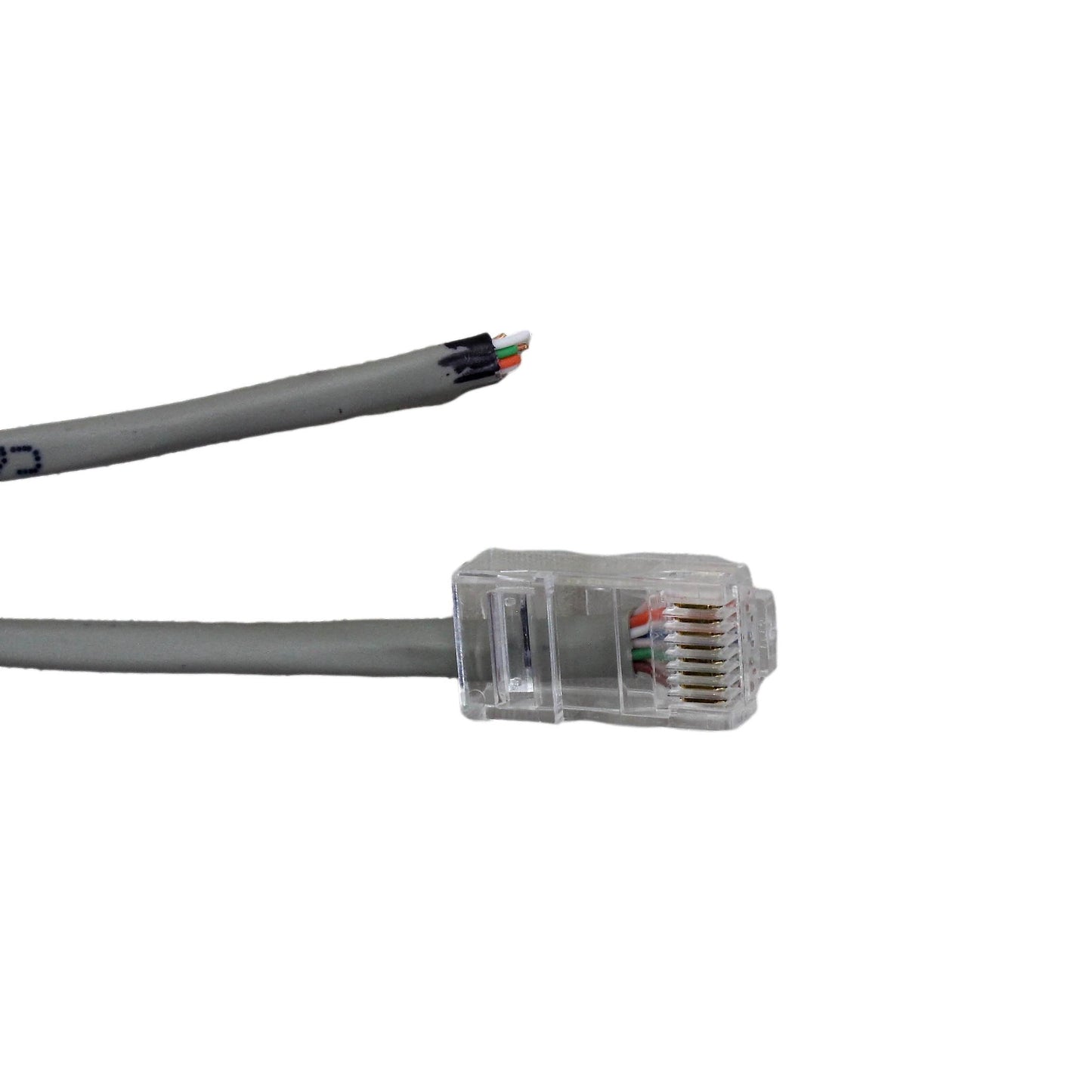 Hubbell Single End Phone Jumper Cord 4 Pair 8 Position 10Ft RJ45  BMD04P24J10SE