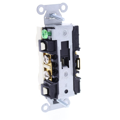 Hubbell Almond Commercial Tamper Resistant Receptacle Outlet 15A BULK BR15ALTR