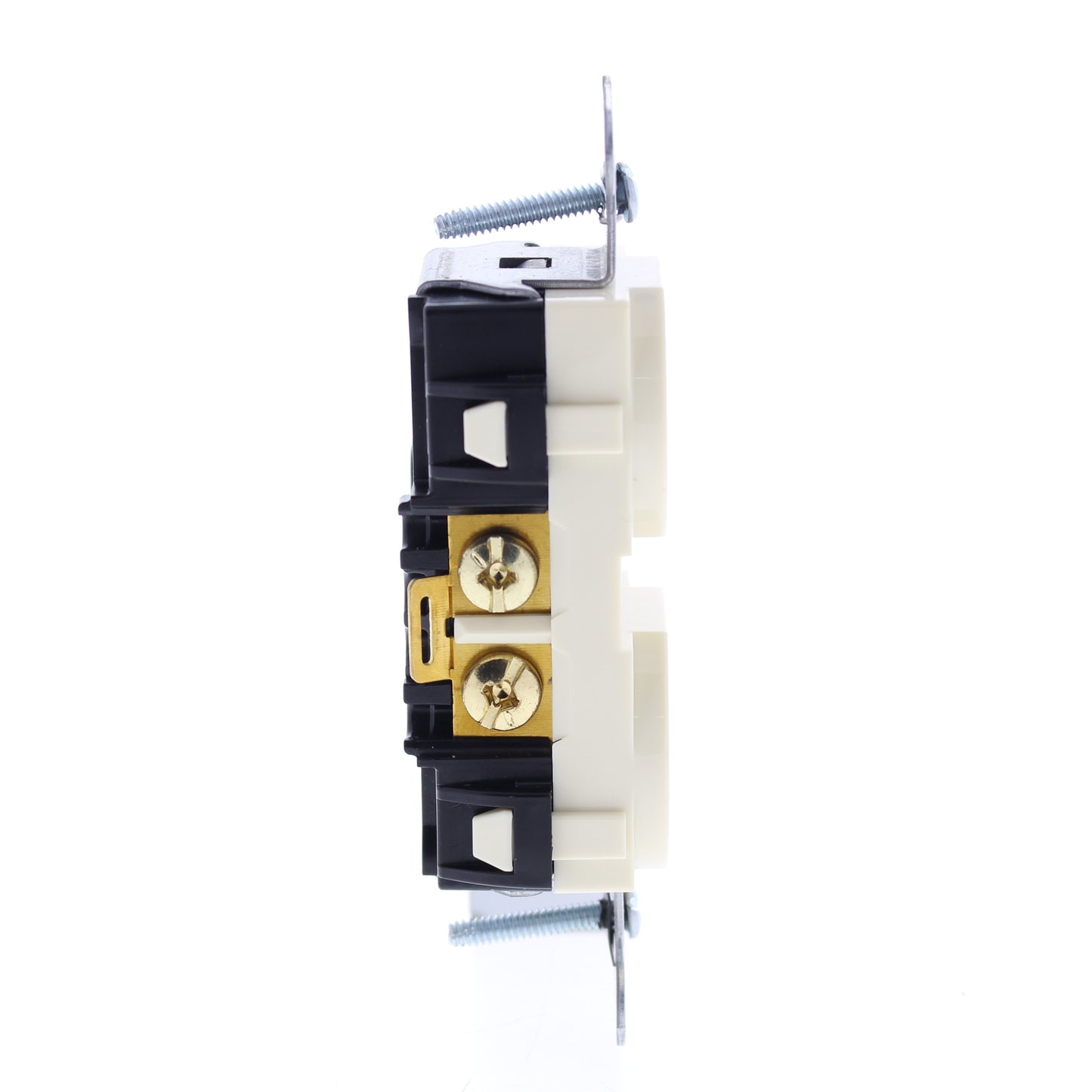 Hubbell Almond Commercial Tamper Resistant Receptacle Outlet 15A BULK BR15ALTR